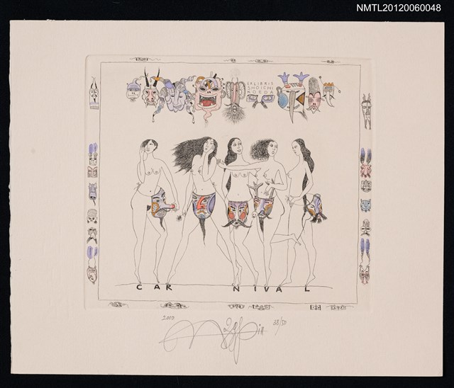 主要名稱：藏書票─Carnival（嘉年華會）圖檔，第1張，共1張