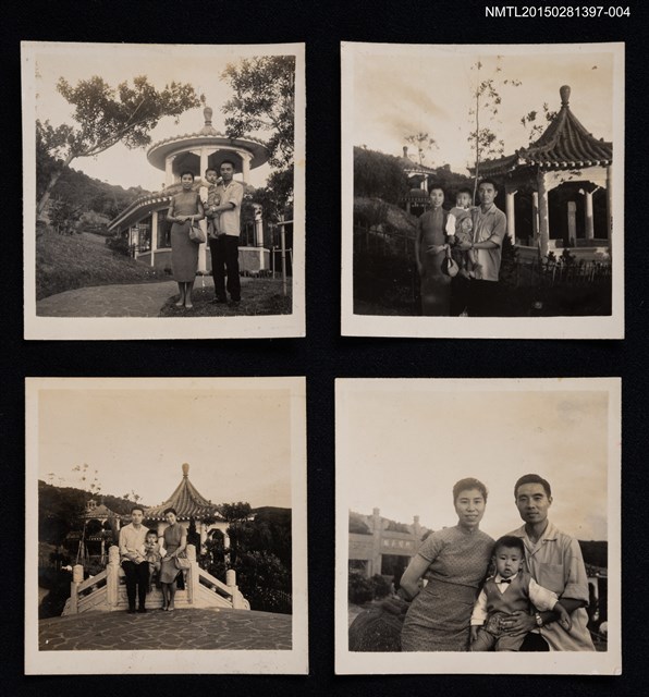 主要名稱：李一楠與琦君夫婦於郊外合照1-4圖檔，第1張，共5張