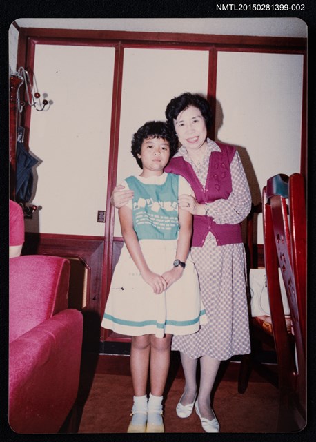 主要名稱：琦君與乾女兒合照2-2圖檔，第1張，共2張