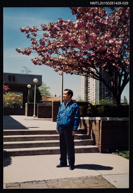 主要名稱：李唐基於戶外花樹前獨照2-29圖檔，第1張，共1張