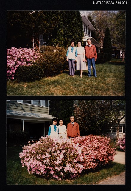 主要名稱：琦君夫婦與友人王臨冬夫婦等人合照（琦君夫婦與王臨冬合照）1圖檔，第1張，共1張