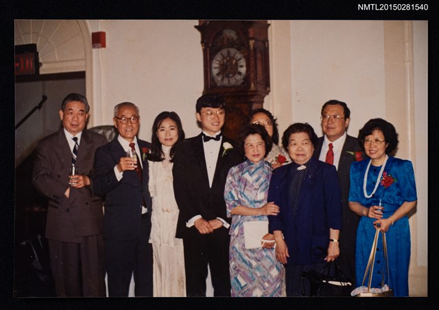 主要名稱：夏志清夫婦與友人婚禮合照圖檔，第1張，共1張