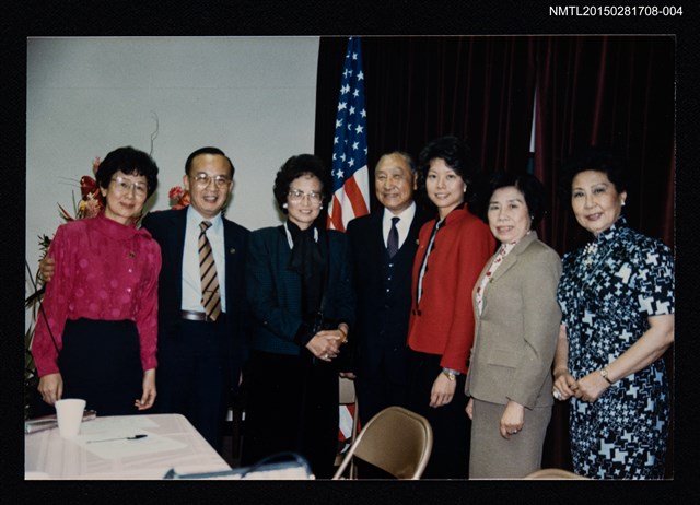 主要名稱：琦君出席婦聯美東分會主辦蔣公百年誔辰座談會4圖檔，第1張，共1張