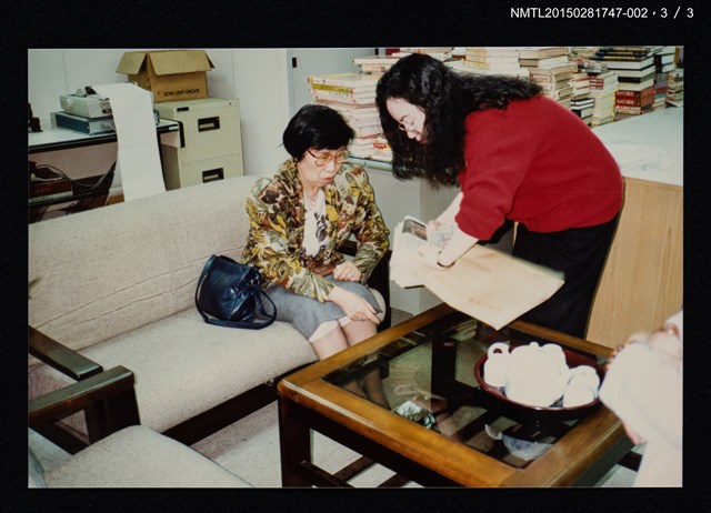 主要名稱：琦君訪問兒童日報2圖檔，第4張，共5張