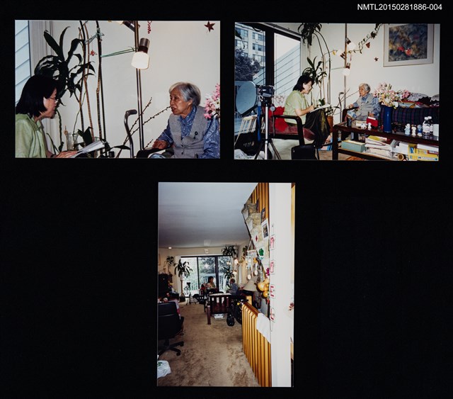 主要名稱：琦君夫婦與廖玉蕙等人合照4圖檔，第1張，共4張