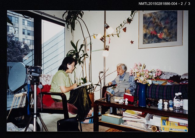 主要名稱：琦君夫婦與廖玉蕙等人合照4圖檔，第3張，共4張