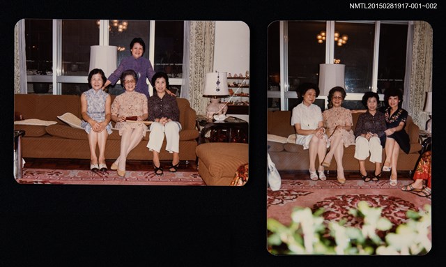 主要名稱：琦君與林海音、羅蘭、夏祖葳等人合照（琦君與夏祖葳、羅蘭等人合照）2圖檔，第2張，共2張