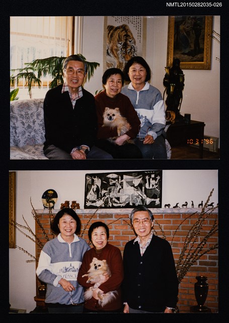主要名稱：琦君夫婦與友人照4-26圖檔，第1張，共1張