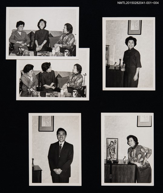 主要名稱：琦君與石韻薇、石韻薇之妹合照4（石韻薇獨照）圖檔，第3張，共3張