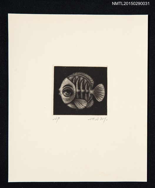 主要名稱：藏書票—魚圖檔，第1張，共1張