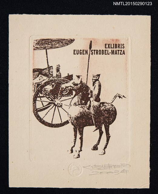 主要名稱：藏書票—出征圖檔，第1張，共1張