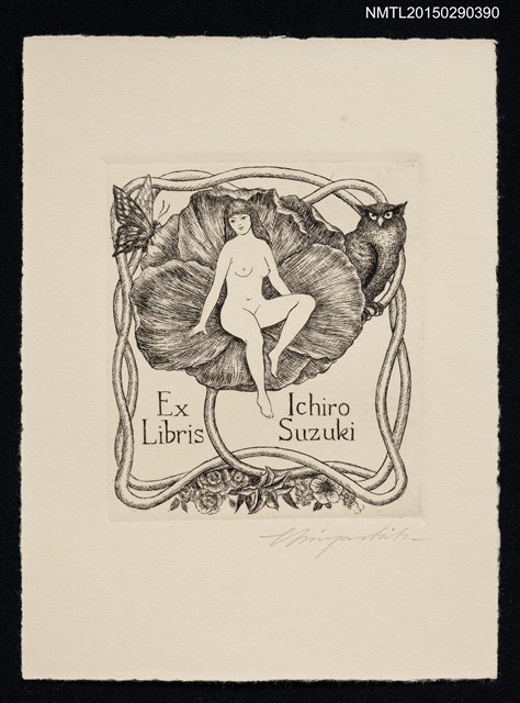 主要名稱：藏書票—拇指姑娘圖檔，第1張，共1張