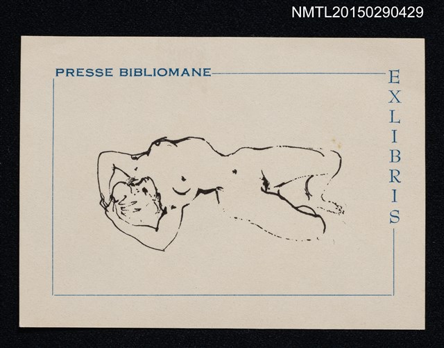 主要名稱：藏書票—人體素描圖檔，第1張，共1張