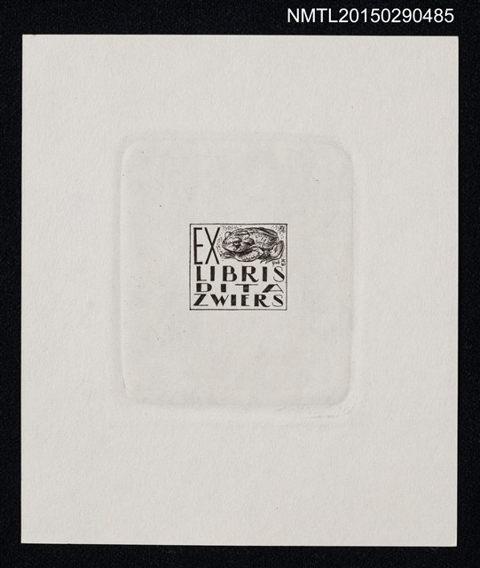 主要名稱：藏書票—蟾蜍圖檔，第1張，共1張