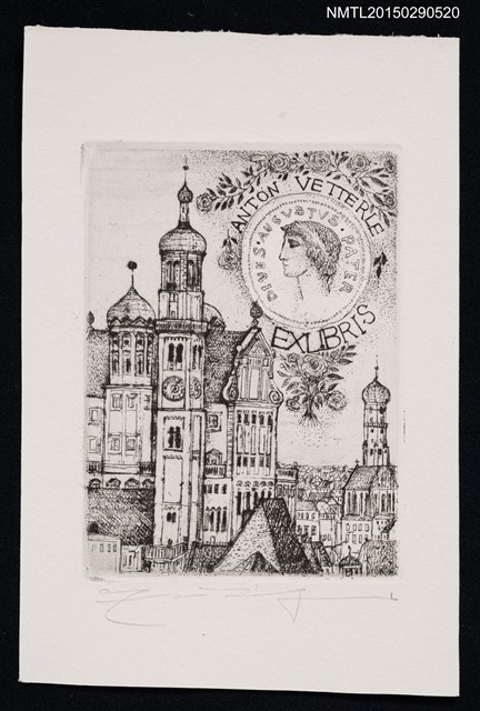 主要名稱：藏書票—DIVUS AUGVSTVS PATER圖檔，第1張，共1張