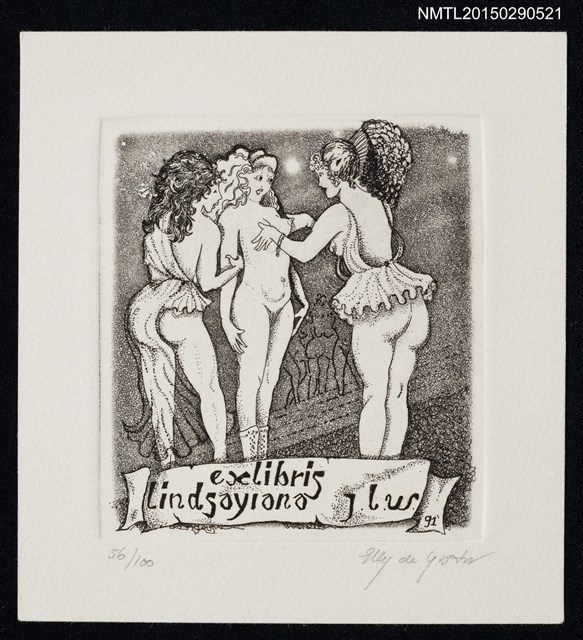 主要名稱：藏書票—三位女人圖檔，第1張，共1張