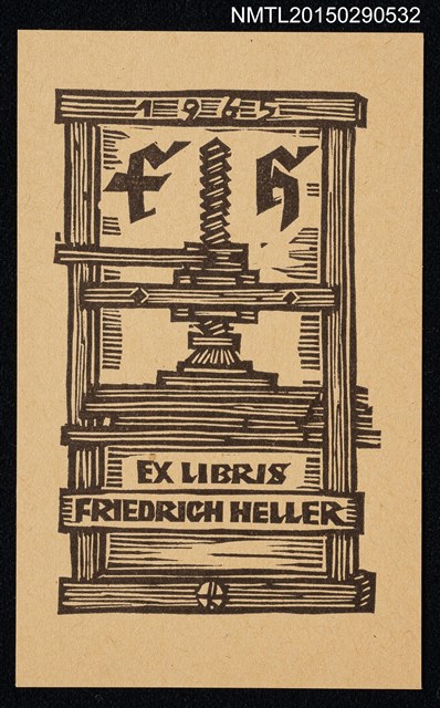 主要名稱：藏書票—長方型物體圖檔，第1張，共1張