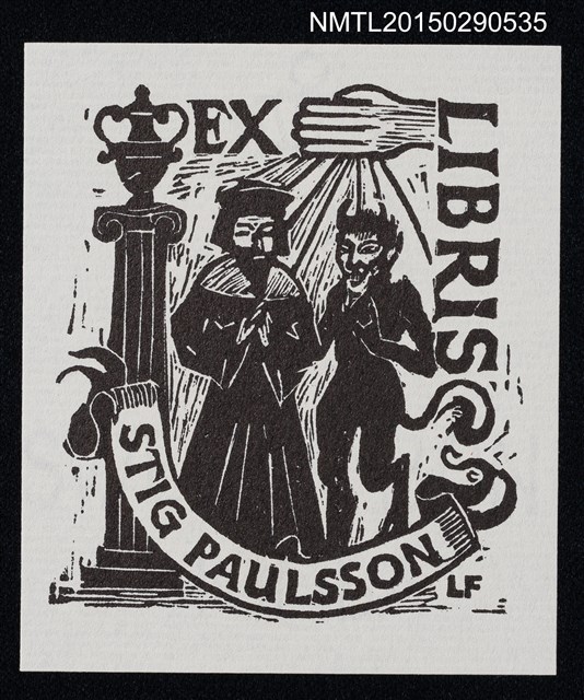 主要名稱：藏書票—教化妖魔圖檔，第1張，共1張