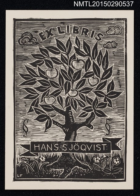 主要名稱：藏書票—結果實的樹圖檔，第1張，共1張