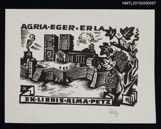 主要名稱：藏書票—磚屋圖檔，第1張，共1張