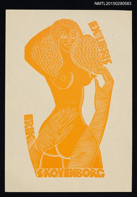 主要名稱：藏書票—女性圖檔，第1張，共1張