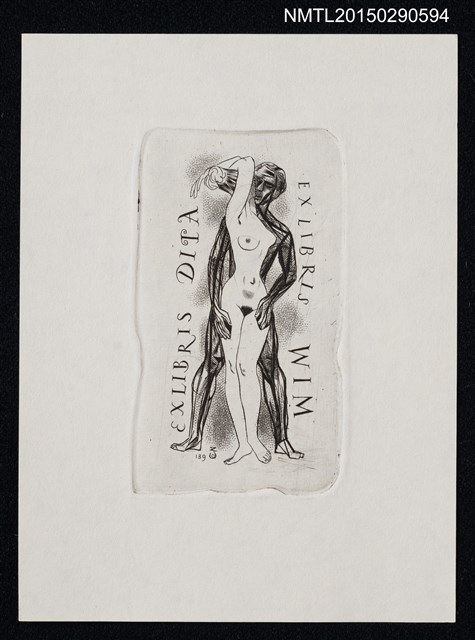 主要名稱：藏書票—裸男與裸女圖檔，第1張，共1張