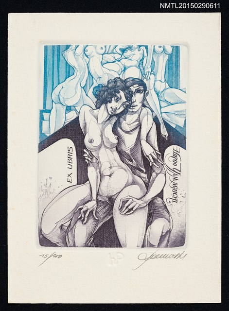 主要名稱：藏書票—男女圖檔，第1張，共1張