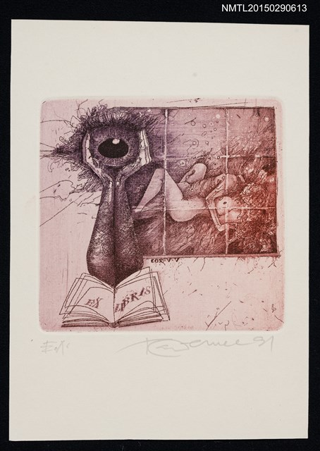 主要名稱：藏書票—觀圖檔，第1張，共1張