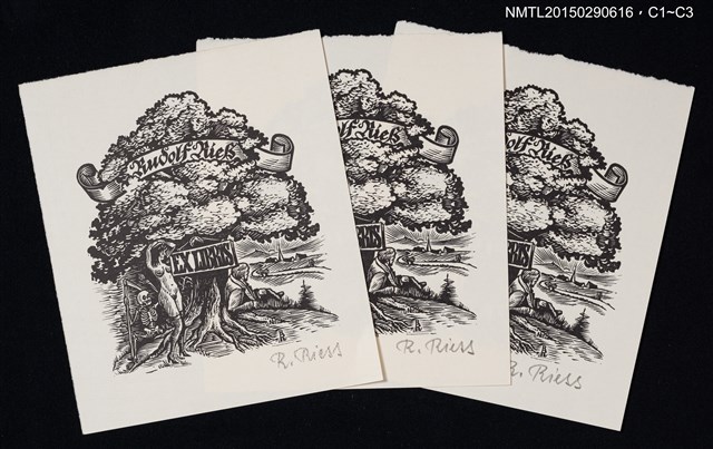 主要名稱：藏書票—光明與黑暗的召喚圖檔，第1張，共1張