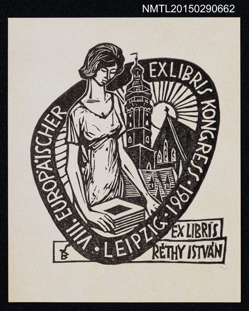 主要名稱：藏書票—人與建築圖檔，第1張，共1張