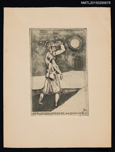 主要名稱：藏書票—頭頂貨物的人圖檔，第1張，共1張