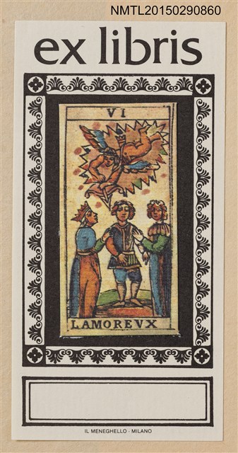 主要名稱：藏書票—丘比特見證愛情圖檔，第1張，共2張