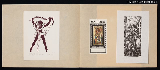 主要名稱：藏書票—丘比特見證愛情圖檔，第2張，共2張