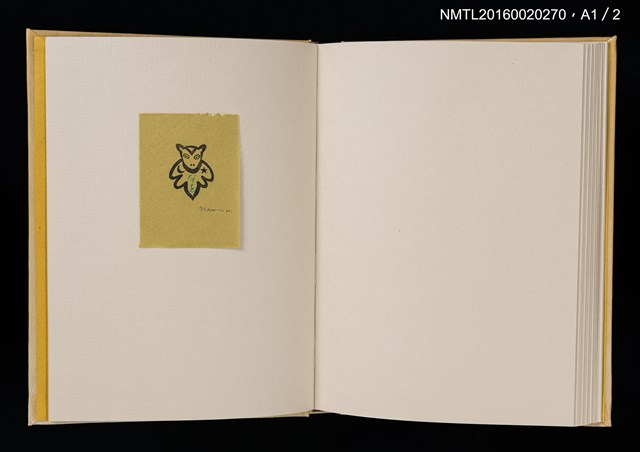 主要名稱：あかがねの獨言 岩佐なを書票詩集圖檔，第28張，共29張