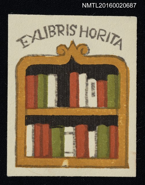 主要名稱：藏書票—書架圖檔，第1張，共1張