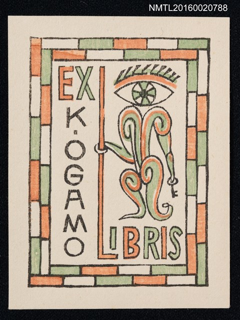 主要名稱：藏書票––埃及眼圖檔，第1張，共1張