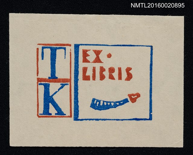 主要名稱：藏書票—大刀圖檔，第1張，共1張