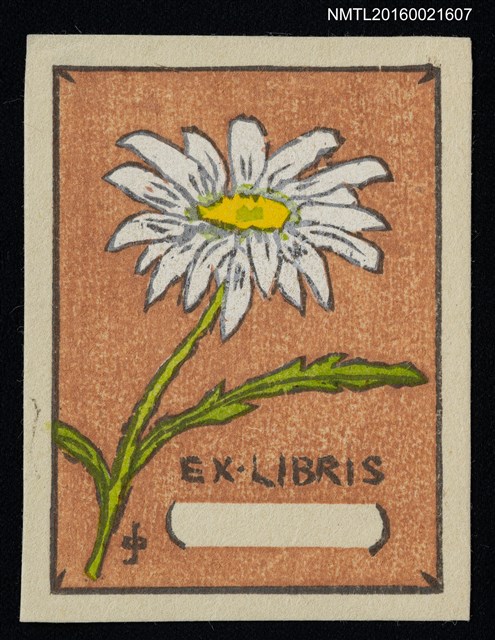 主要名稱：藏書票—小雛菊圖檔，第1張，共1張