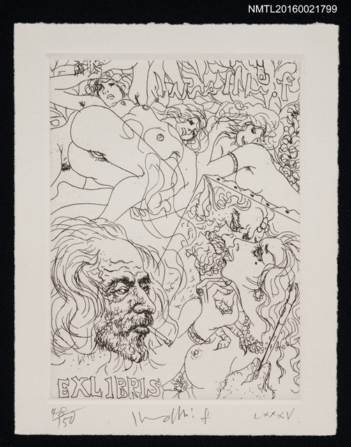 主要名稱：藏書票—裸女群圖檔，第1張，共1張