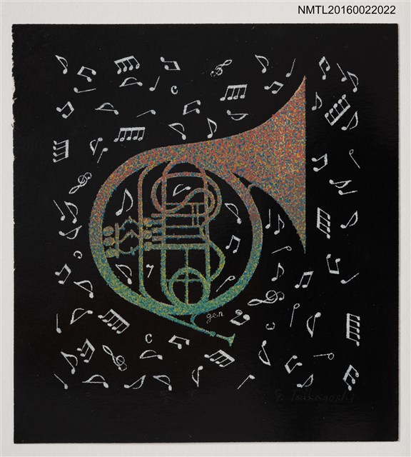 主要名稱：藏書票—春奏圖檔，第1張，共1張