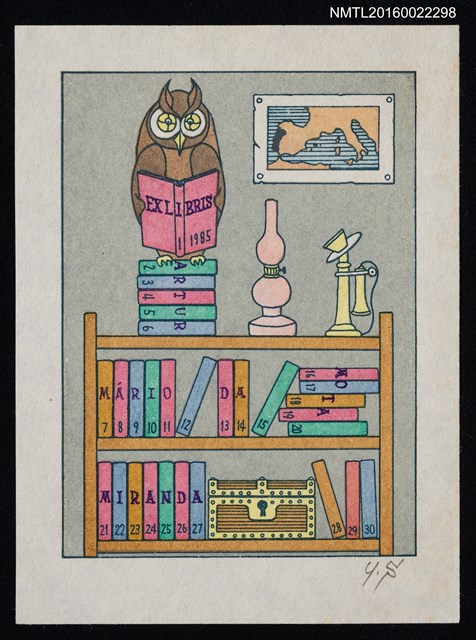 主要名稱：藏書票—In Memory of Exlibris Encyclopedia圖檔，第1張，共1張