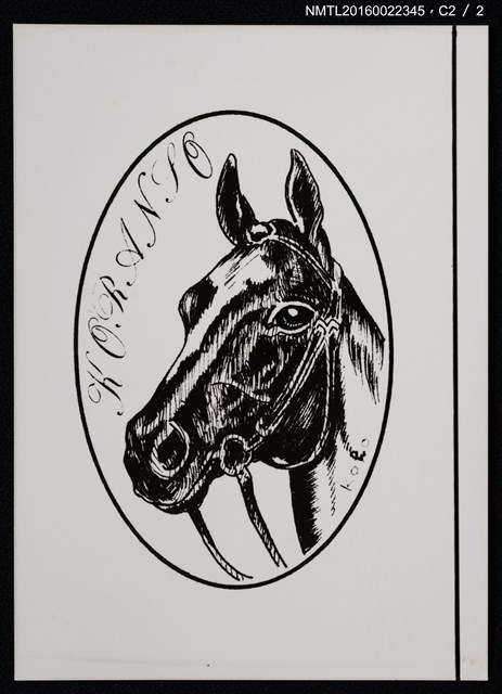 主要名稱：藏書票—馬頭（影本）圖檔，第3張，共5張