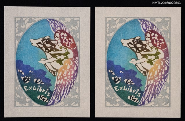 主要名稱：藏書票—飛馬女神圖檔，第1張，共3張