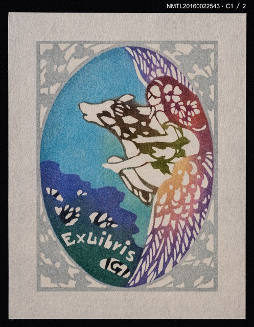 主要名稱：藏書票—飛馬女神圖檔，第2張，共3張