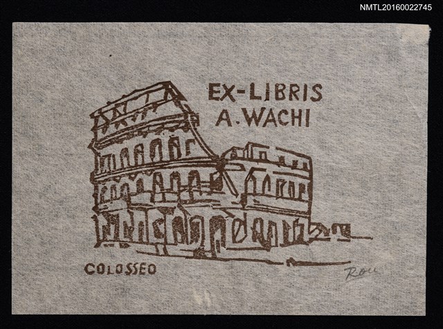 主要名稱：藏書票—COLOSSEO（羅馬競技場）圖檔，第1張，共1張