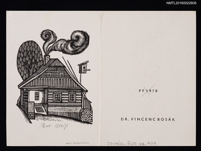 主要名稱：藏書票—小木屋圖檔，第1張，共1張