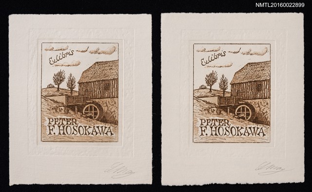 主要名稱：藏書票—鄉村糧倉圖檔，第1張，共3張