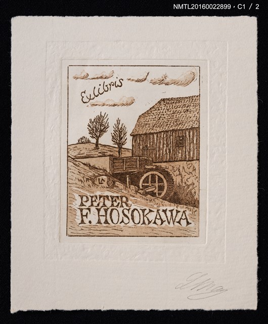 主要名稱：藏書票—鄉村糧倉圖檔，第2張，共3張