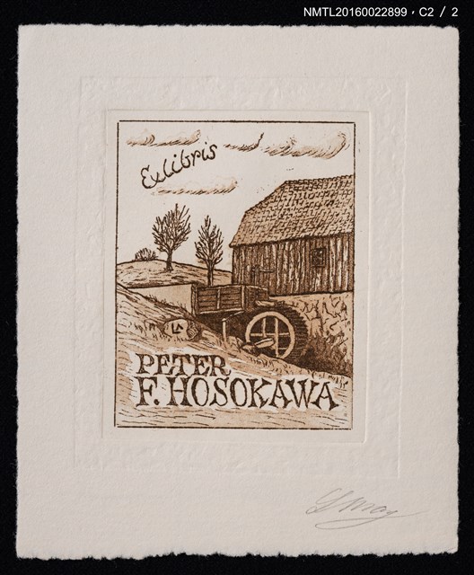 主要名稱：藏書票—鄉村糧倉圖檔，第3張，共3張