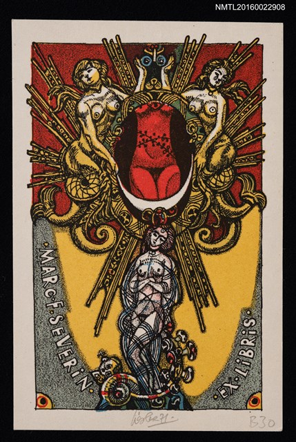 主要名稱：藏書票—西方宗教圖像圖檔，第1張，共1張